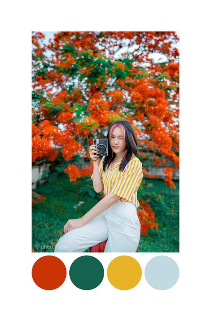 Lightroom Preset แต่งรูปโทนส้มเขียว ธรรมชาติ