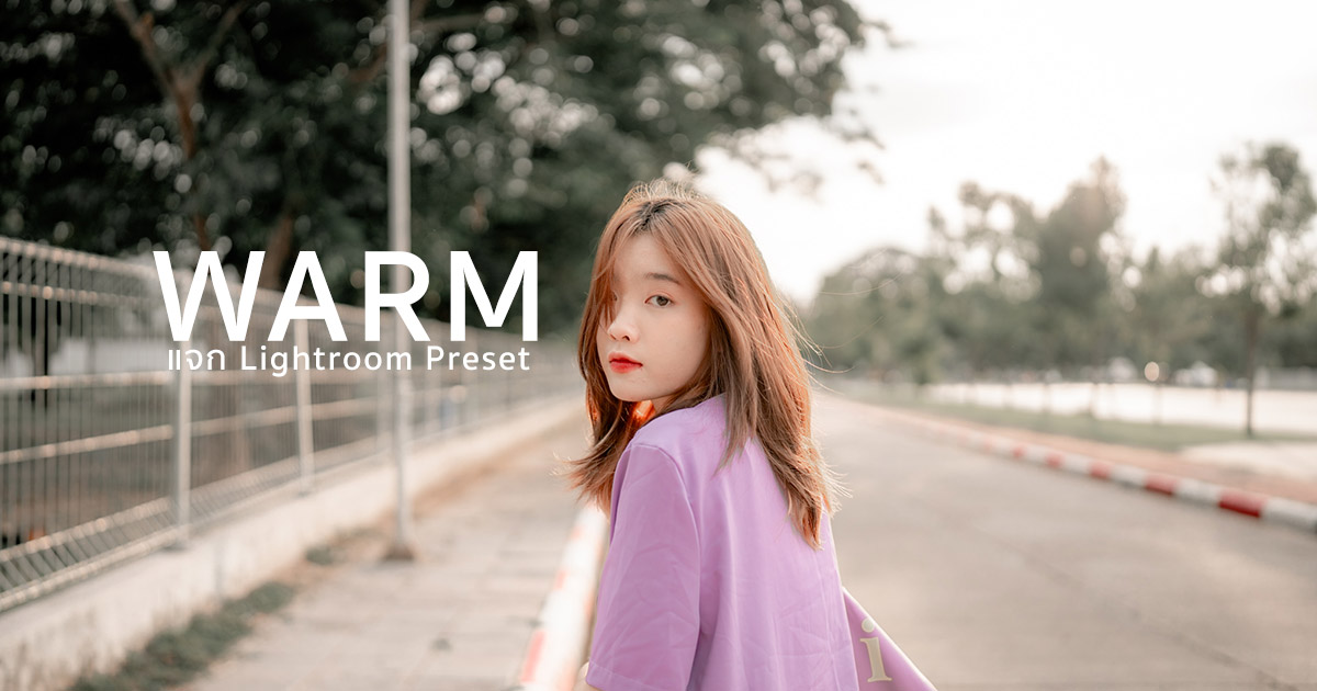 Lightroom Preset แต่งรูปโทนอุ่นๆ Warm Street