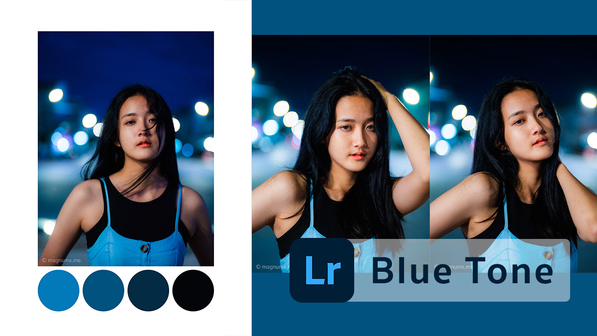 Lightroom Preset แต่งรูปกลางคืน คุมโทนน้ำเงิน