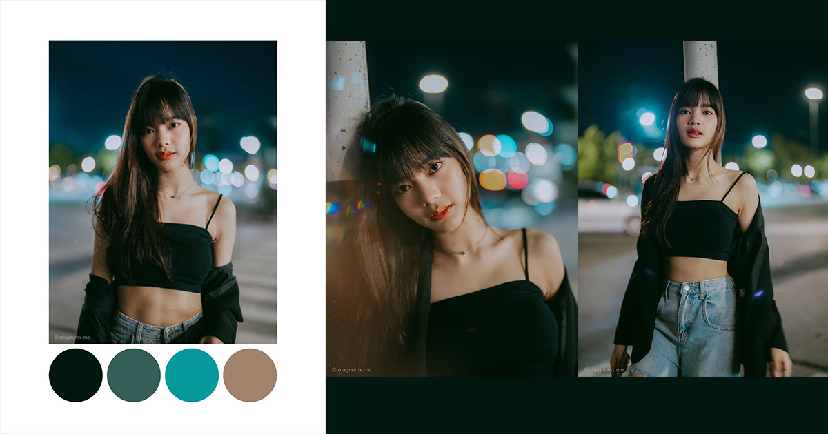 Preset Lightroom โทนกล้องฟิล์ม แต่งรูปกลางคืน