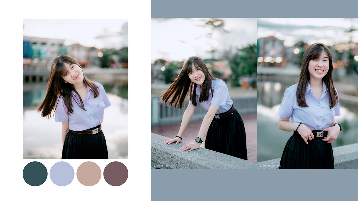 ฟรี Lightroom Preset แต่งรูปโทนนักศึกษา สูตร Evening