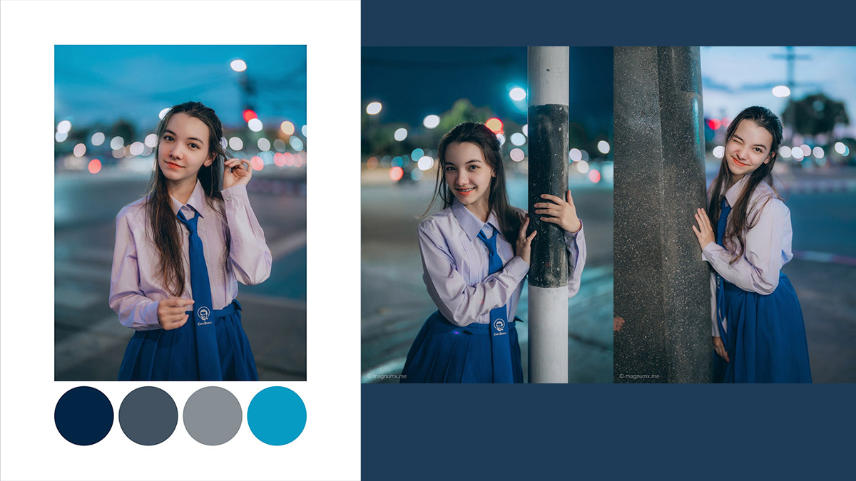 Lightroom พรีเซ็ตแต่งรูป โทน Cool Street